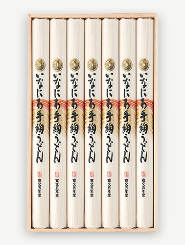 秋田・寛文五年堂 / いなにわ手綯うどん(100g×7)