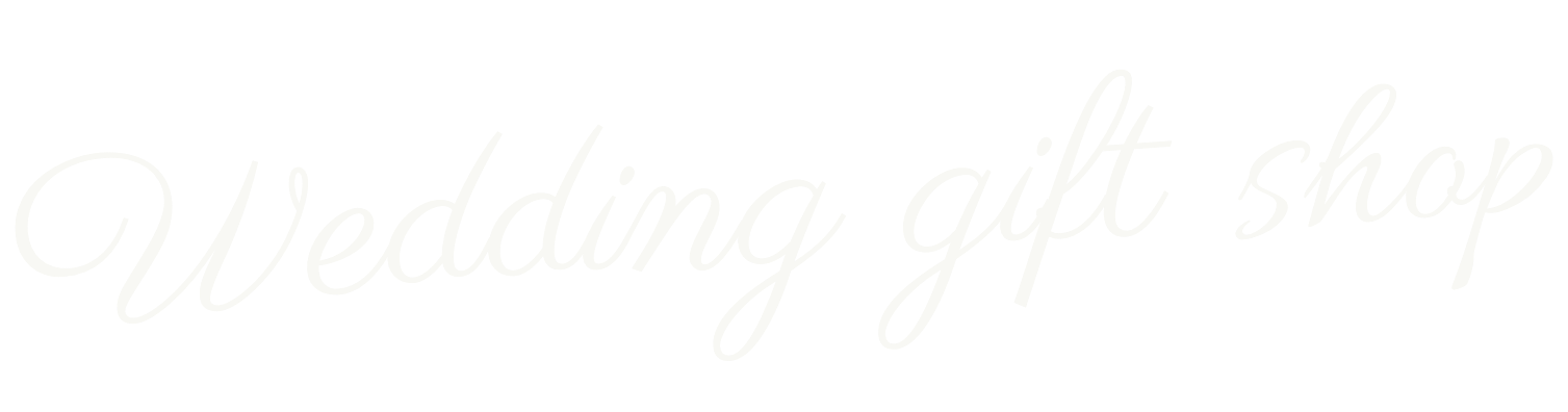 Wedding gift shop