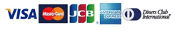 Visa、Master、Jcb、Amex、Dinersがご利用いただけます。